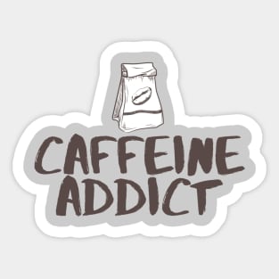 Caffeine Addict Sticker